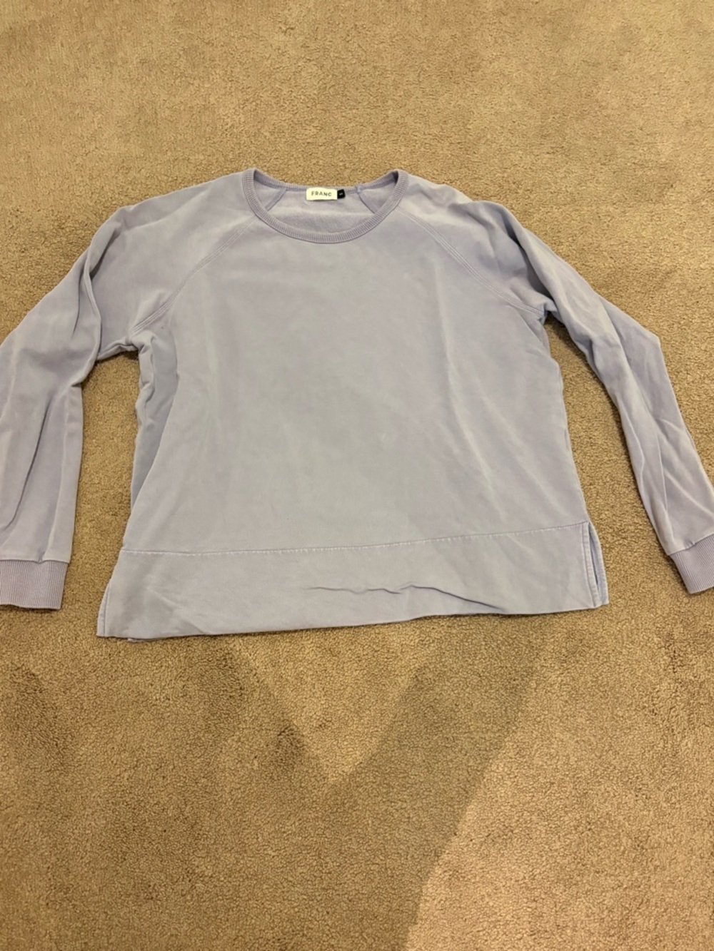 3 for $15 Franc Lilac Crewneck Sweatshirt size small